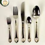طقم معالق 30 قطعه + استاند استانلس