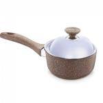 كسروله بالغطاء جرانيت سافلون مقاس 18بني