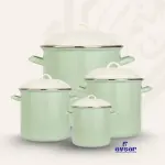 حلة صاج تركي إفسار – مقاس 22 – لون منت جرين