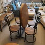 سفرة رومانتيك – Round Dining Table Set (4 Chairs)