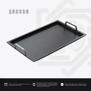 جريل AMT مستطيل سطحي بيد – مقاس 32.5×53.5 سم