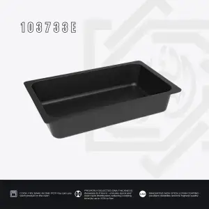 طاجن مستطيل – ارتفاع 10 سم، مقاس 32.5×35.5 سم