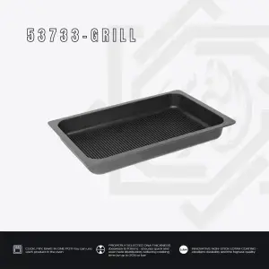 طاجن مستطيل جريل – مقاس 32.5×35.5 سم