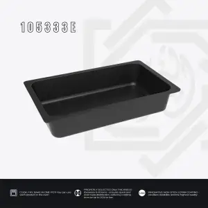 طاجن مستطيل – ارتفاع 10 سم، مقاس 33×53 سم