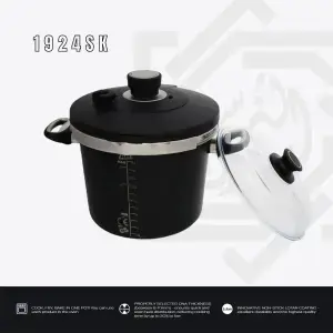 حلة ضغط AMT – 5.5 لتر مقاس 24 سم