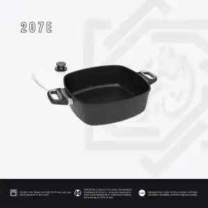 حلة مربعة AMT 2 يد – مقاس 20