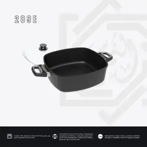 حلة مربعة AMT 2 يد – مقاس 28