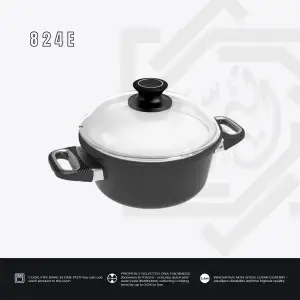 حلة AMT طبخ – مقاس 24 ارتفاع 8سم