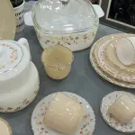 طقم أركوبال تيلاندي 58 قطعة ماتشينج Latte Spring Flower