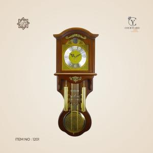 ساعة كلاسيك Big Ben خشب انجليزي بندول - بني
