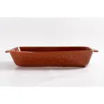 طقم طاجن فرن بورسلين مستطيل 2 قطعة بيد رويال ألفريدو – 45 × 26.9 × 9.5 سم