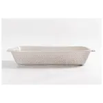 طقم طاجن فرن بورسلين مستطيل 2 قطعة بيد رويال ألفريدو – 45 × 26.9 × 9.5 سم