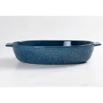 طقم طاجن فرن بورسلين رويال ألفريدو بيضاوي 2 قطعة بيد – 43 × 23 × 10.8 سم