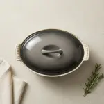 طاجن فرن بورسلين بيضاوي بغطاء رويال ألفريدو – مقاس 40 × 10.8 × 26.2 سم