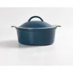 طاجن فرن بورسلين دائري بغطاء رويال ألفريدو – مقاس 24 × 11.5 × 24.5 سم