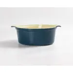 طاجن فرن بورسلين دائري بغطاء رويال ألفريدو – مقاس 24 × 11.5 × 24.5 سم