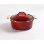 طاجن فرن بورسلين دائري بغطاء رويال ألفريدو – مقاس 24 × 11.5 × 24.5 سم