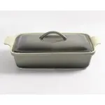 طاجن فرن بورسلين مستطيل بغطاء رويال ألفريدو – مقاس 38.5 × 10.5 × 24.5 سم